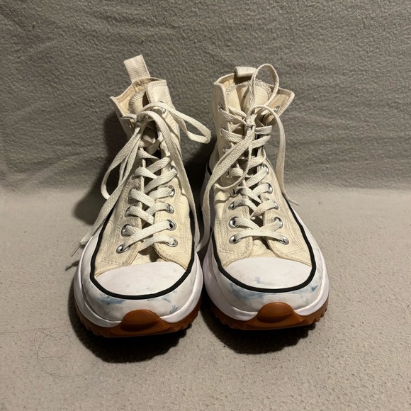 Converse Run Star Hike Platform Unisex High Top Sneakers White M 6.5 W 8 - Picture 3 of 10